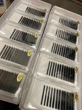 Individual Eyelash Extension , 0.15 C curl and D curl , Mix length 8-20mm