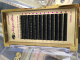 Individual Natural Mink Eyelash Extension , 100% real mink fur C Curl