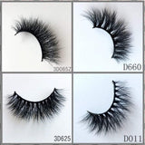 3D MINK EYELASHES 50pair/lot Free Shipping Mixed Different Styles