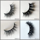 3D MINK EYELASHES 100pair/lot Free Shipping Mixed Different Styles