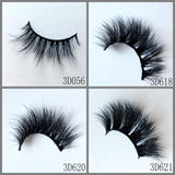 3D MINK EYELASHES 30pair/lot Free Shipping Mixed Different Styles