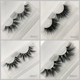 3D MINK EYELASHES 20pair/lot Free Shipping Mixed Different Styles