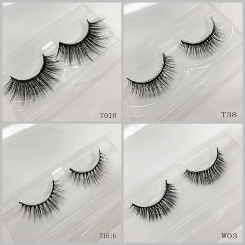 Faux Mink Eyelash Style #14 5pairs/$10