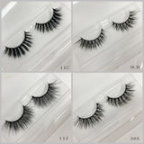 Faux Mink Eyelash 1000pair/lot Free Shipping Mixed Different Styles