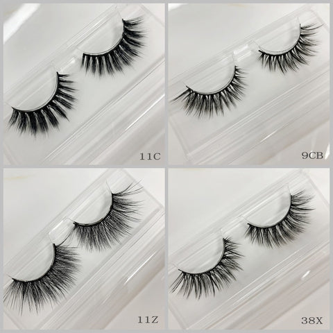 Faux Mink Eyelash Style #10 5pairs/$10