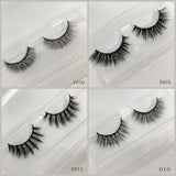 Faux Mink Eyelash 500pair/lot Free Shipping Mixed Different Styles