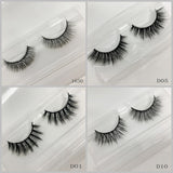 Faux Mink Eyelash 50pair/lot Free Shipping Mixed Different Styles