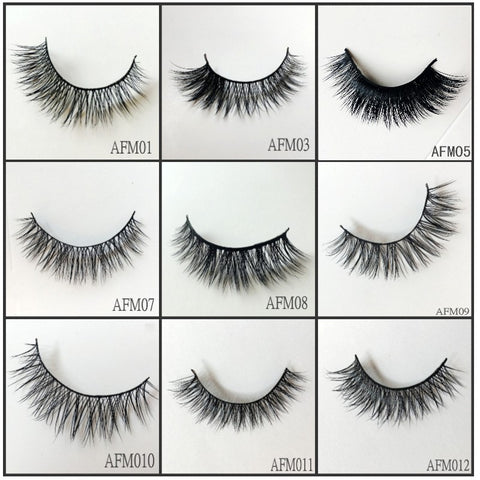 Mink Lashes ,30pairs/lot Free Shipping Mixed Different Styles