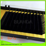 Individual Eyelash Extension , 0.15 C curl,12row/tray