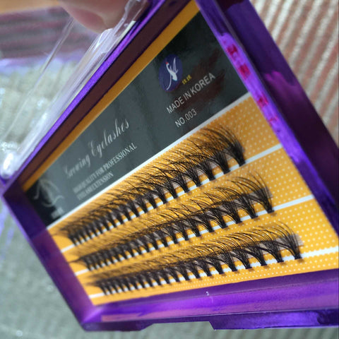 Individual Eyelashes Extension , 3D double mink eyelashes ,D curl