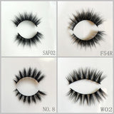 Faux Mink Eyelash 100pair/lot Free Shipping Mixed Different Styles