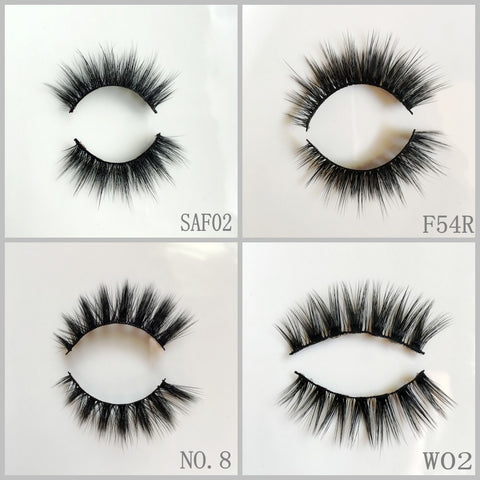 Faux Mink Eyelash Style #7 5pairs/$10