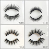 Faux Mink Eyelash 100pair/lot Free Shipping Mixed Different Styles