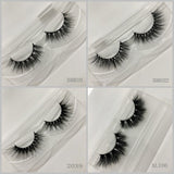3D MINK EYELASHES 50pair/lot Free Shipping Mixed Different Styles