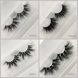 3D MINK EYELASHES 40pair/lot Free Shipping Mixed Different Styles