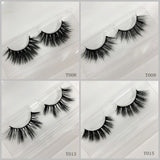 Faux Mink Eyelash 200pair/lot Free Shipping Mixed Different Styles