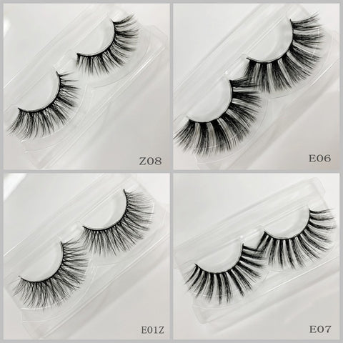 Faux Mink Eyelash Style #17 5pairs/$10