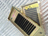 Individual Natural Mink Eyelash Extension , 100% real mink  D curl